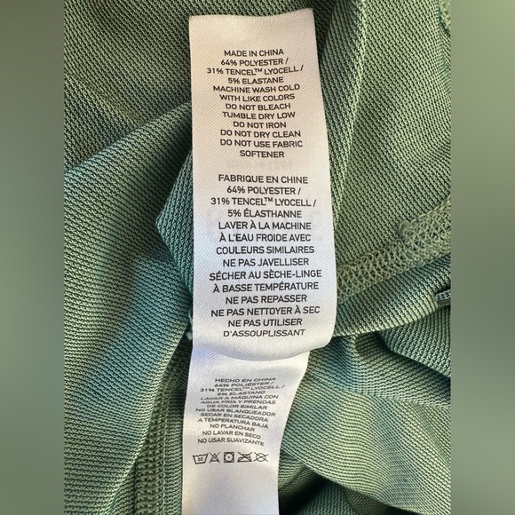 Rhone Mens Delta Pique Polo Shirt Size XXL Green Golf Performance - Picture 11 of 11